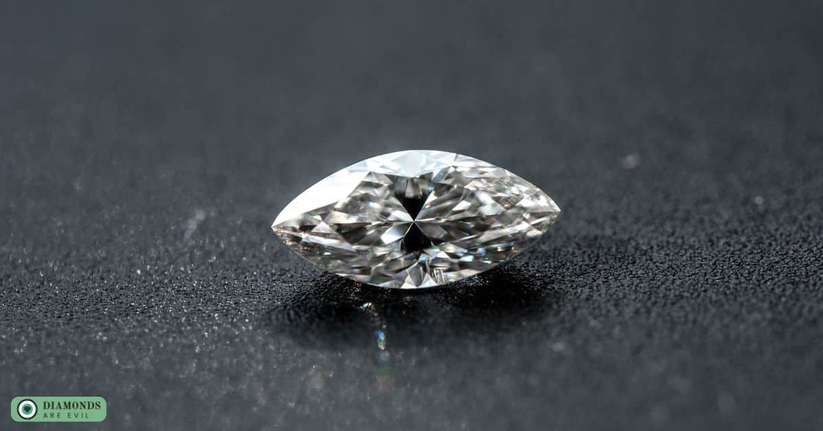Marquise cut diamonds