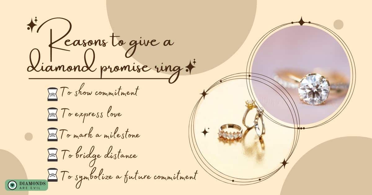 Reasons to give a diamond promise ring