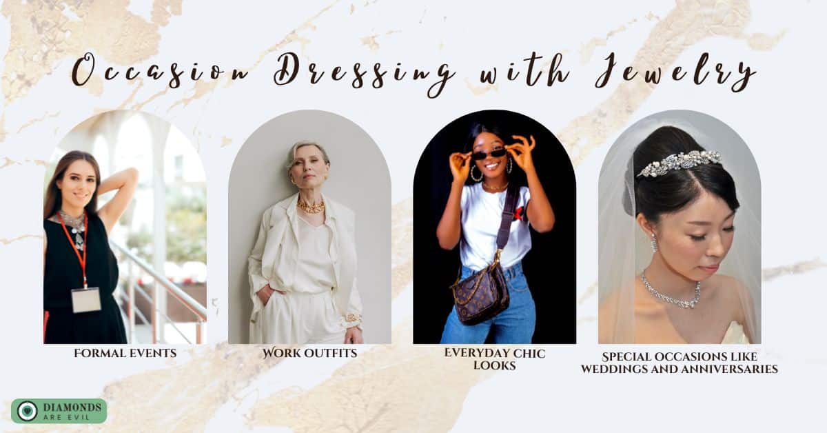 Occasion Dressing with Jewelry