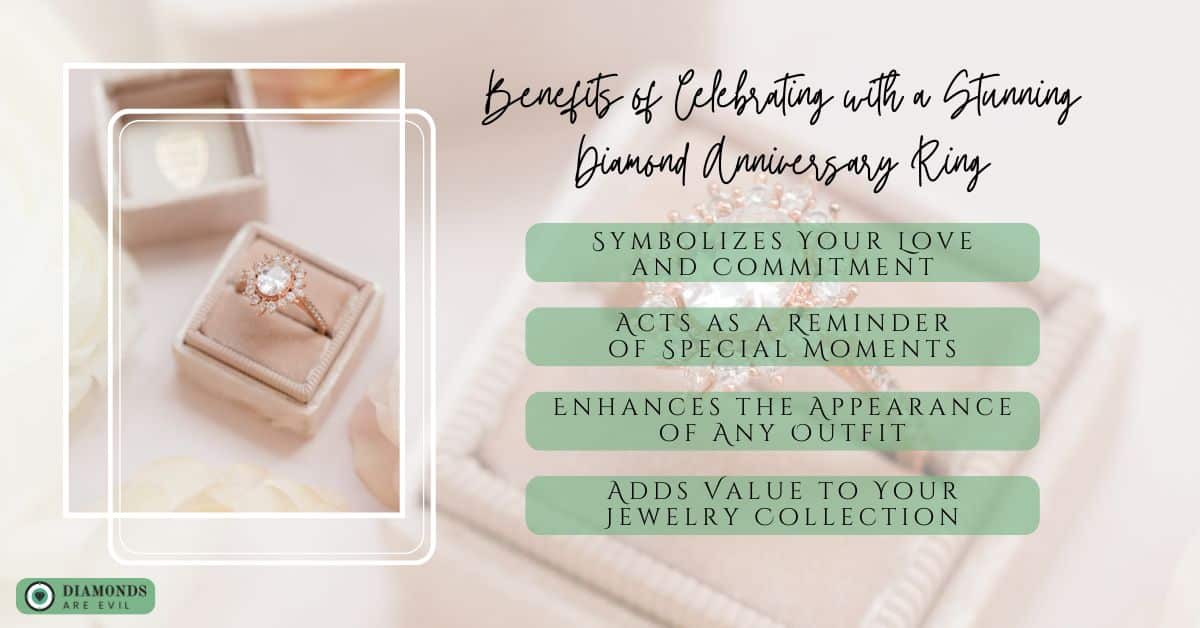 Benefits of Celebrating with a Stunning Diamond Anniversary Ring