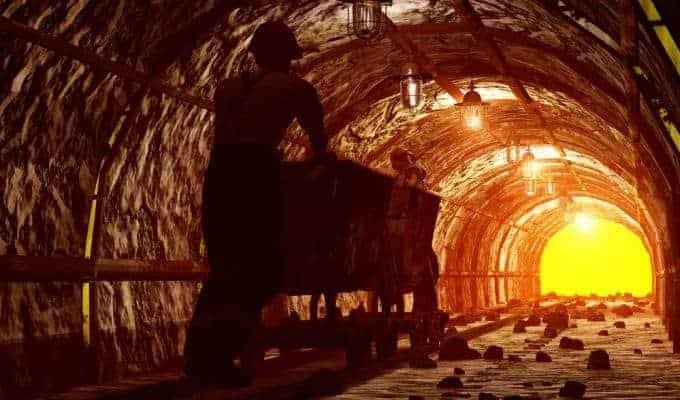 A diamond mine
