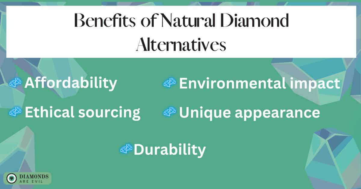 Benefits of Natural Diamond Alternatives