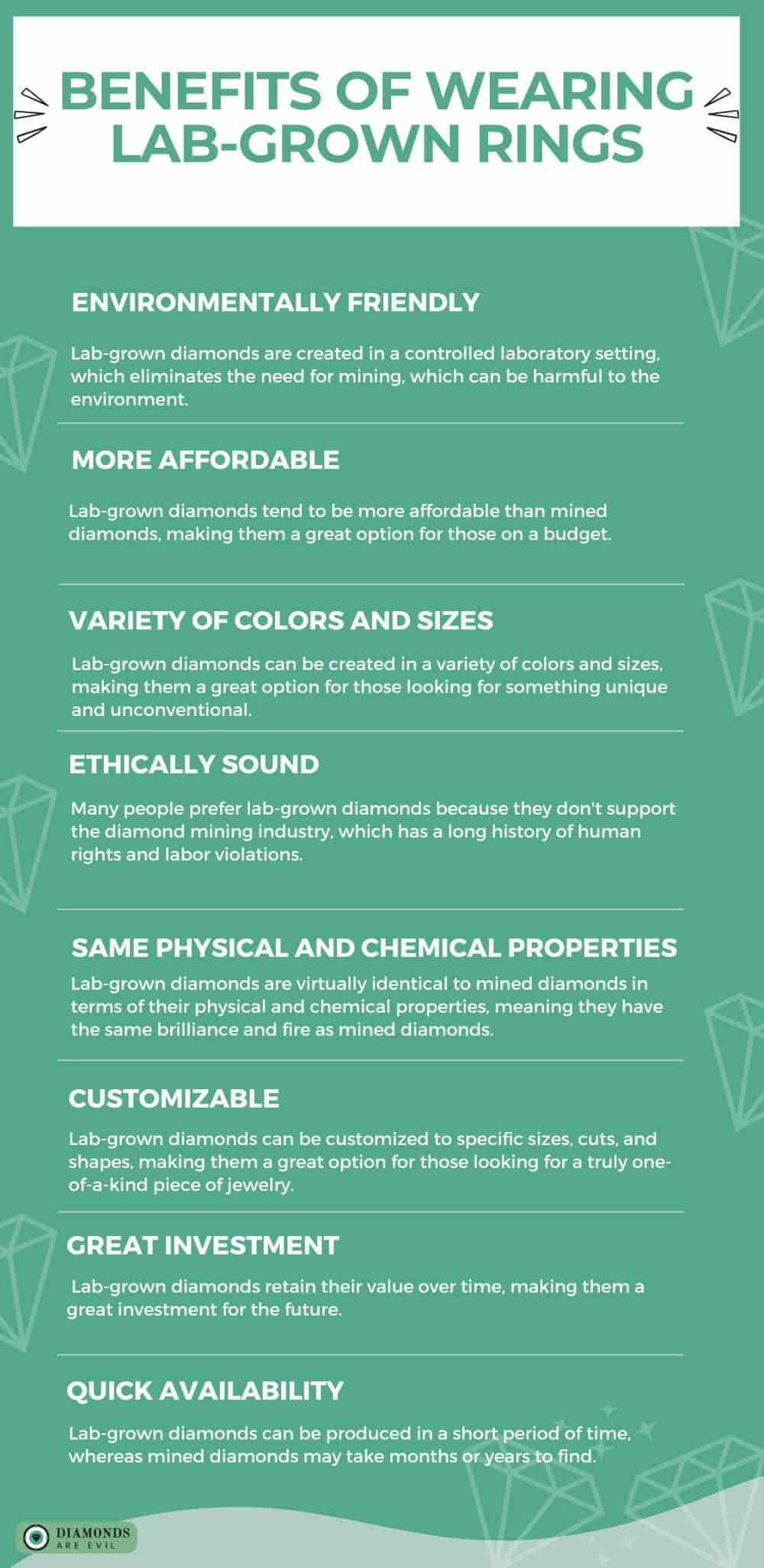 Benefits of Wearing Lab-Grown Rings