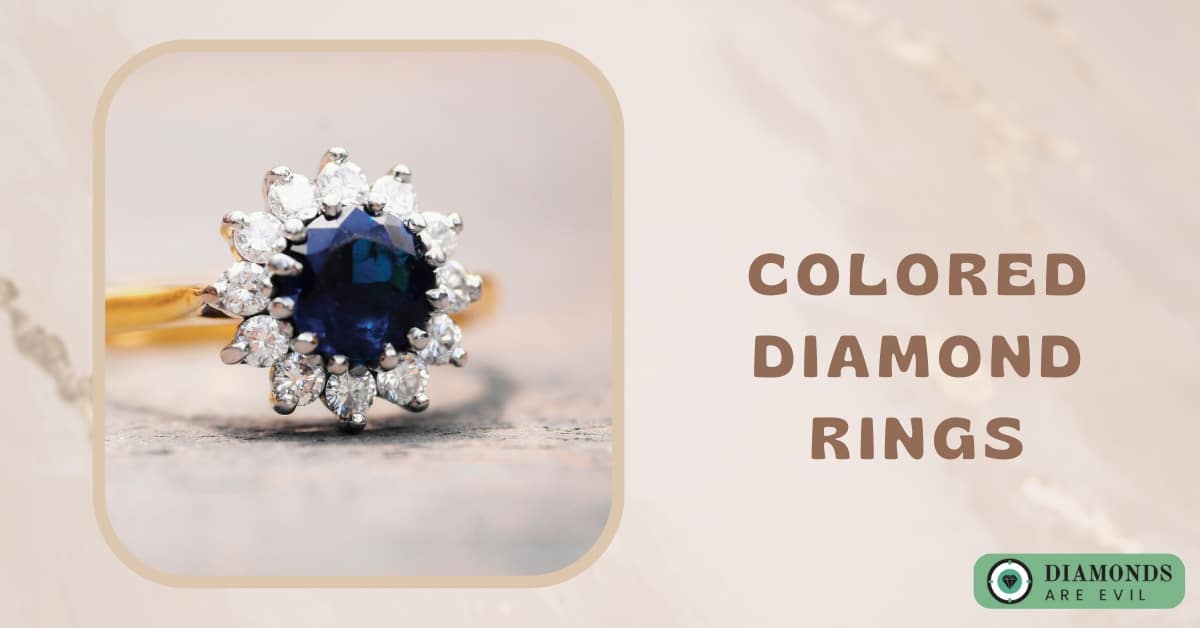 Colored Diamond Rings