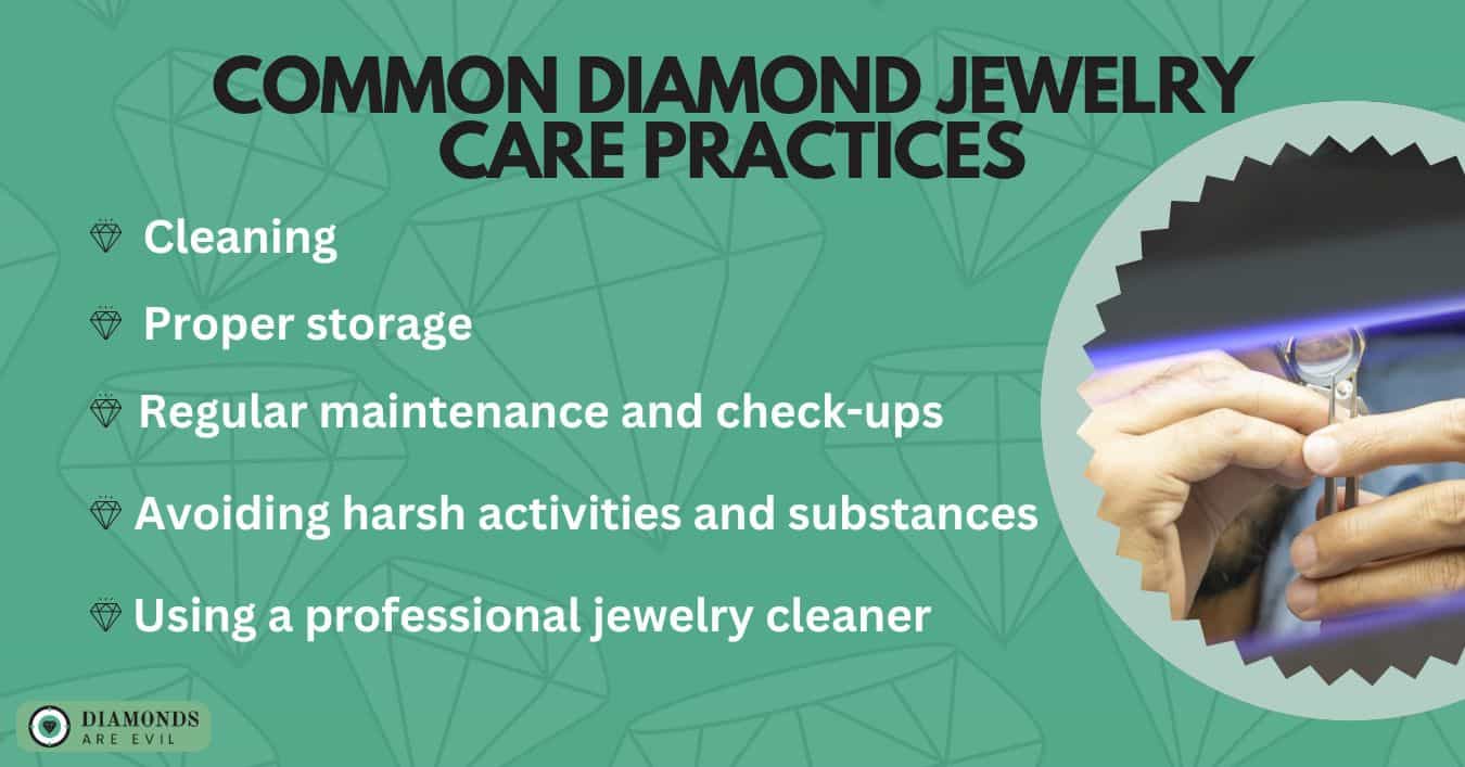 Common Diamond Jewelry Care Practices