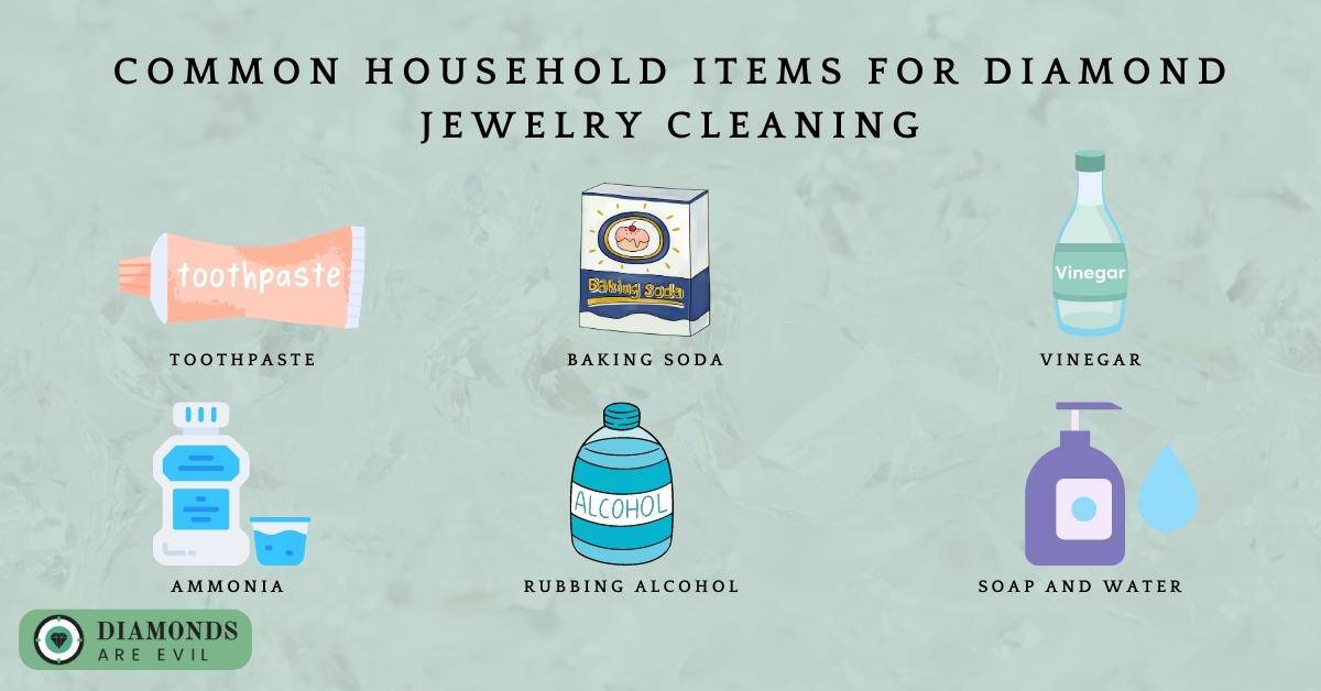 Common Household Items for Diamond Jewelry Cleaning
