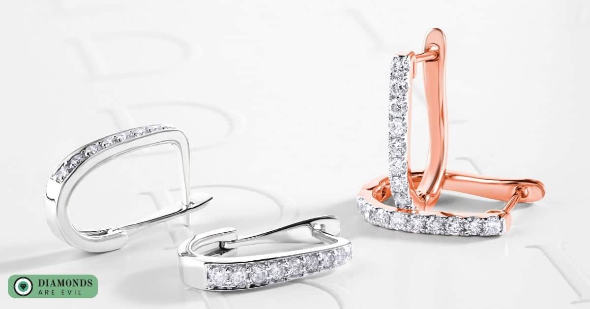 Diamond Hoop Earrings