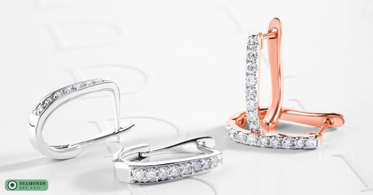 Diamond Hoop Earrings