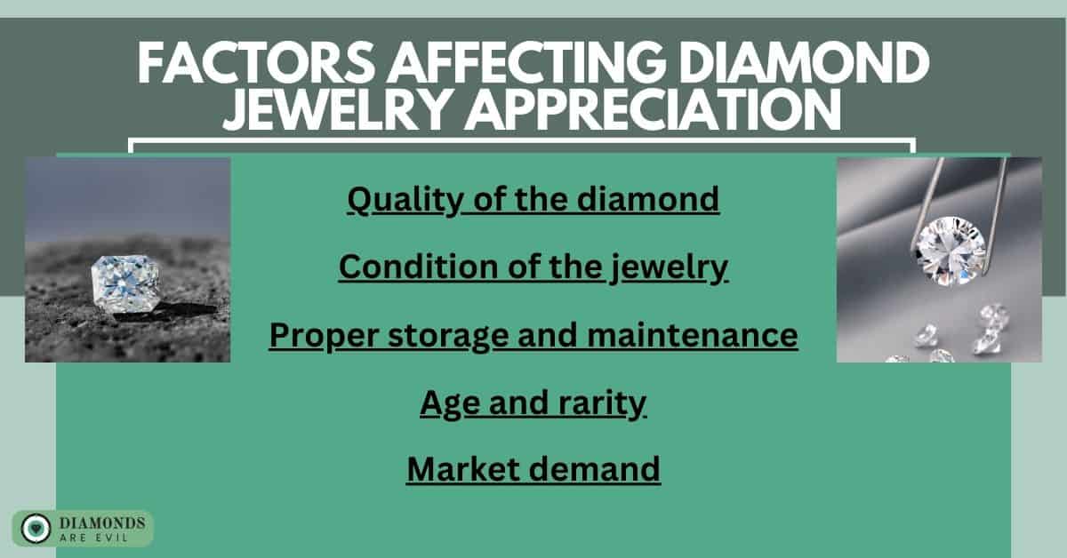 Factors Affecting Diamond Jewelry Appreciation