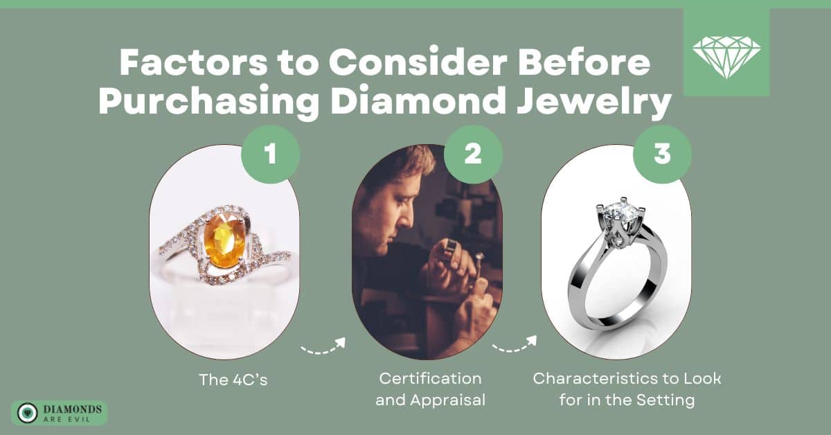 Factors to Consider Before Purchasing Diamond Jewelry