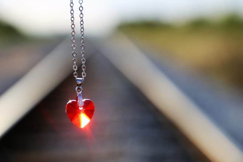 red heart diamond