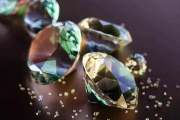 piece of diamonds