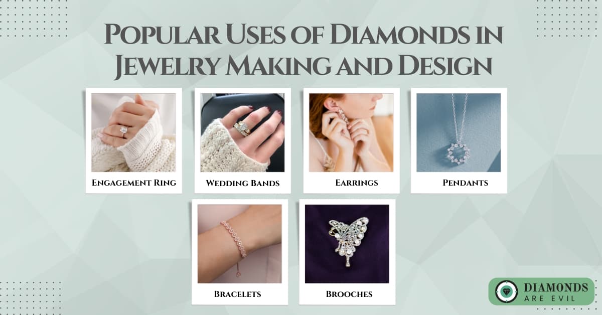 Popular Uses of Diamonds in Jewelry Making and Design