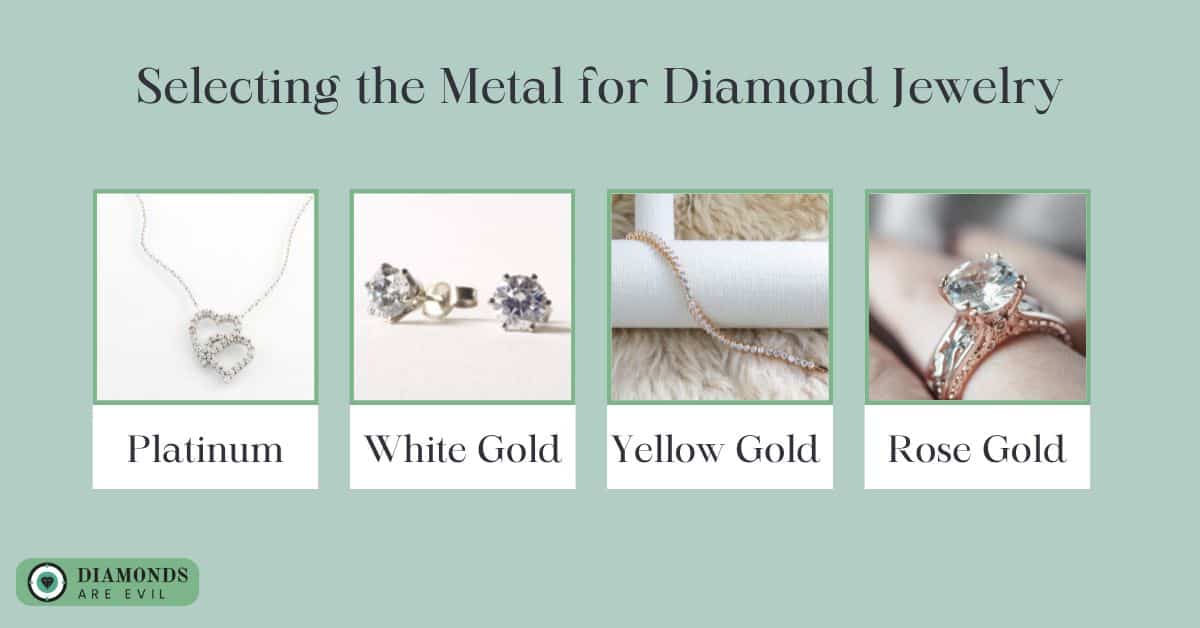 Selecting the Metal for Diamond Jewelry