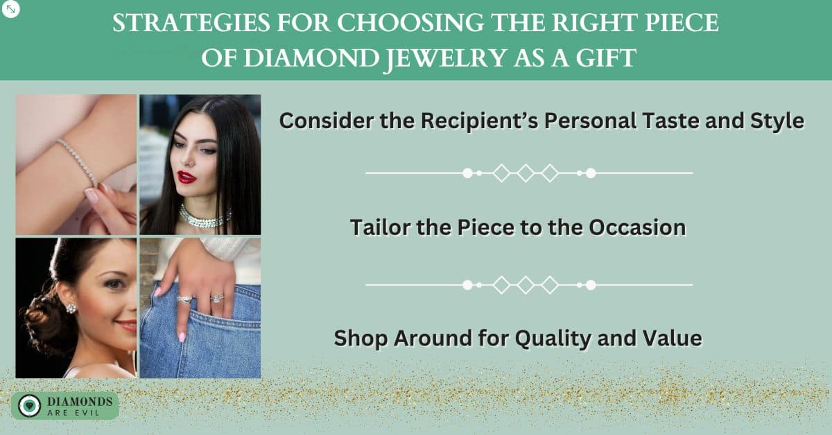 Strategies for Choosing the Right Piece of Diamond Jewelry as a Gift