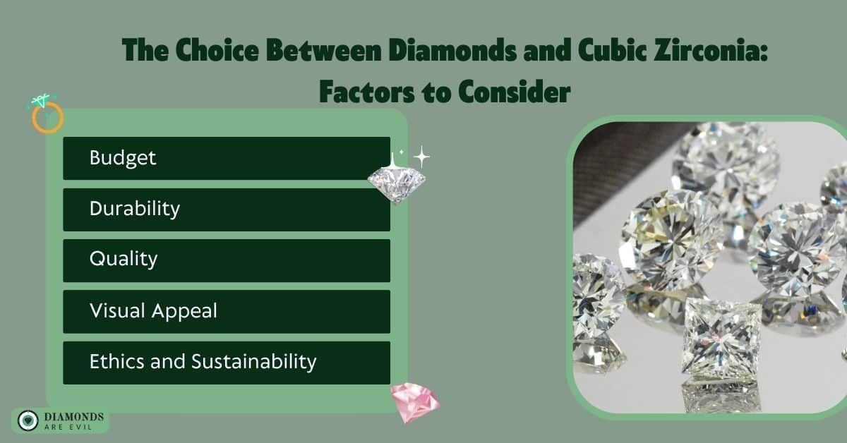 The Choice Between Diamonds and Cubic Zirconia_ Factors to Consider