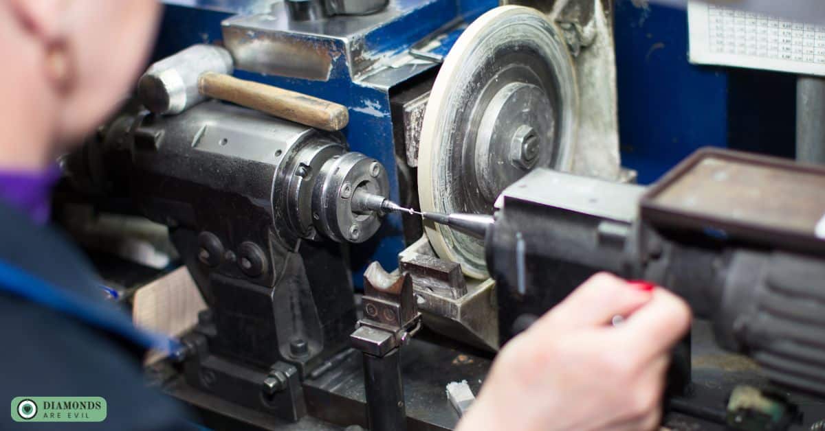 The Process of Cutting a Spherical Diamond