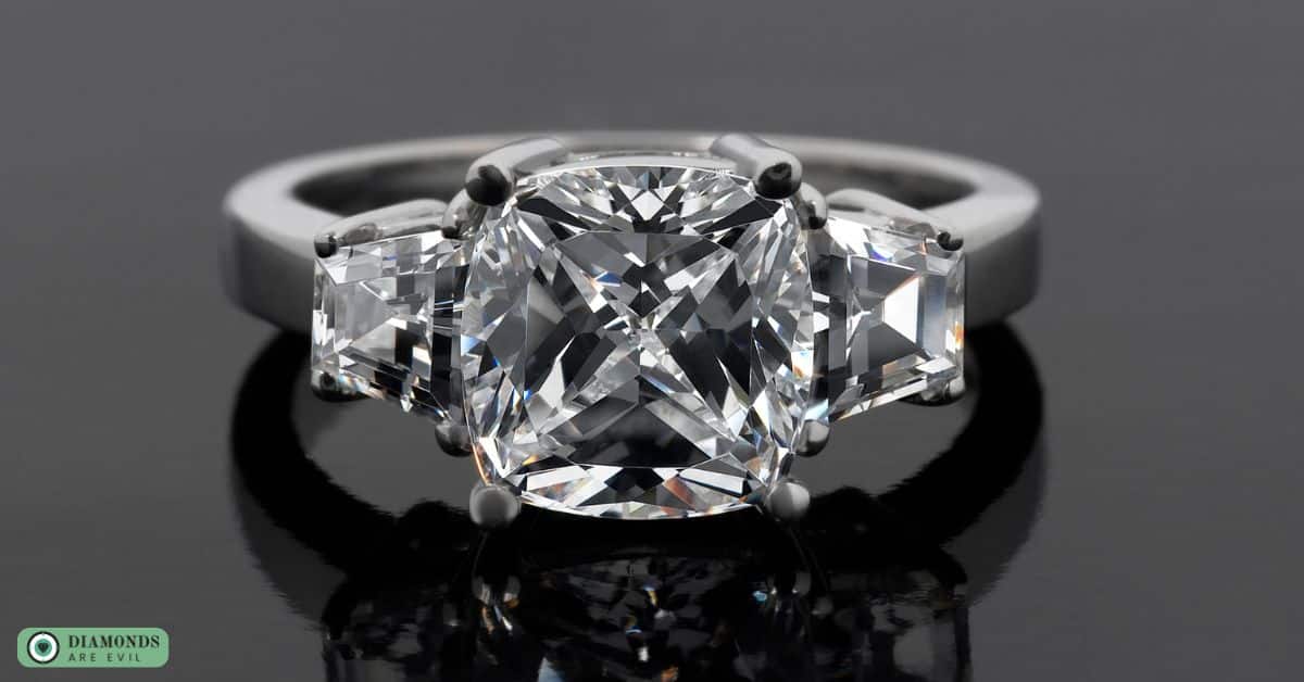 Three Stone Round Diamond Ring