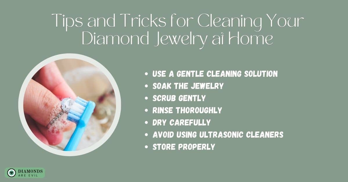 Tips and Tricks for Cleaning Your Diamond Jewelry at Home