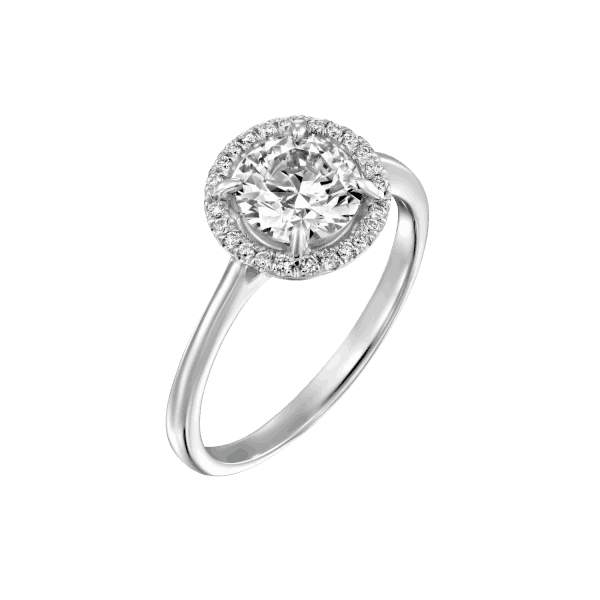 "Lisa" - White Gold Lab Grown Diamond Engagement Ring 1.01ct. - main
