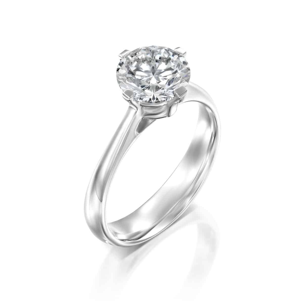 "Mary" - Solitaire Lab Grown Diamond Engagement Ring 1.51ct. - main