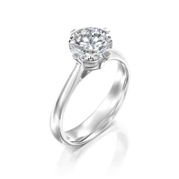 "Mary" - Solitaire Lab Grown Diamond Engagement Ring 1.51ct. - main