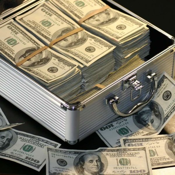 money suitcase