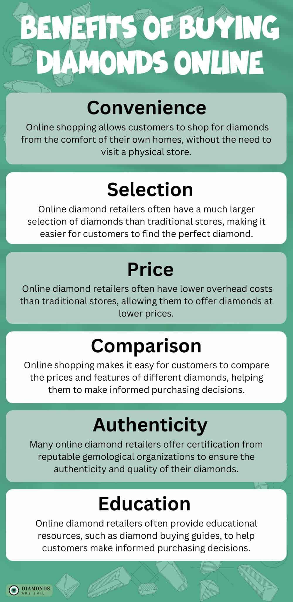 Benefits of Buying Diamonds Online