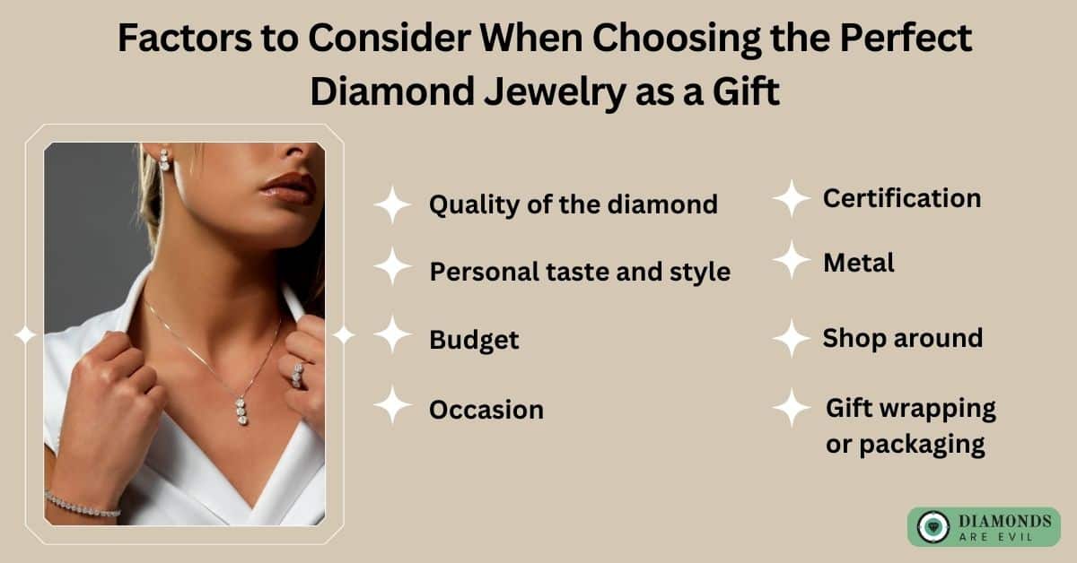 Factors to Consider When Choosing the Perfect Diamond Jewelry as a Gift