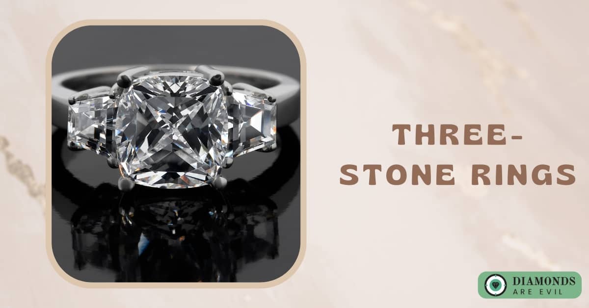 Three-stone Rings