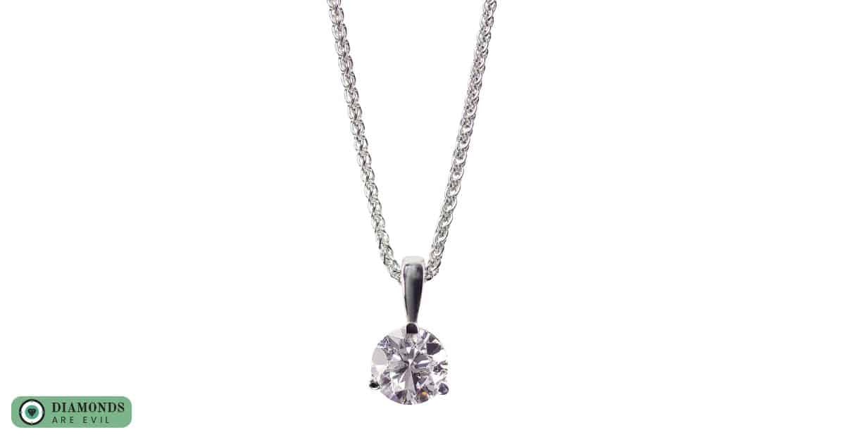 Diamond Solitaire Necklace