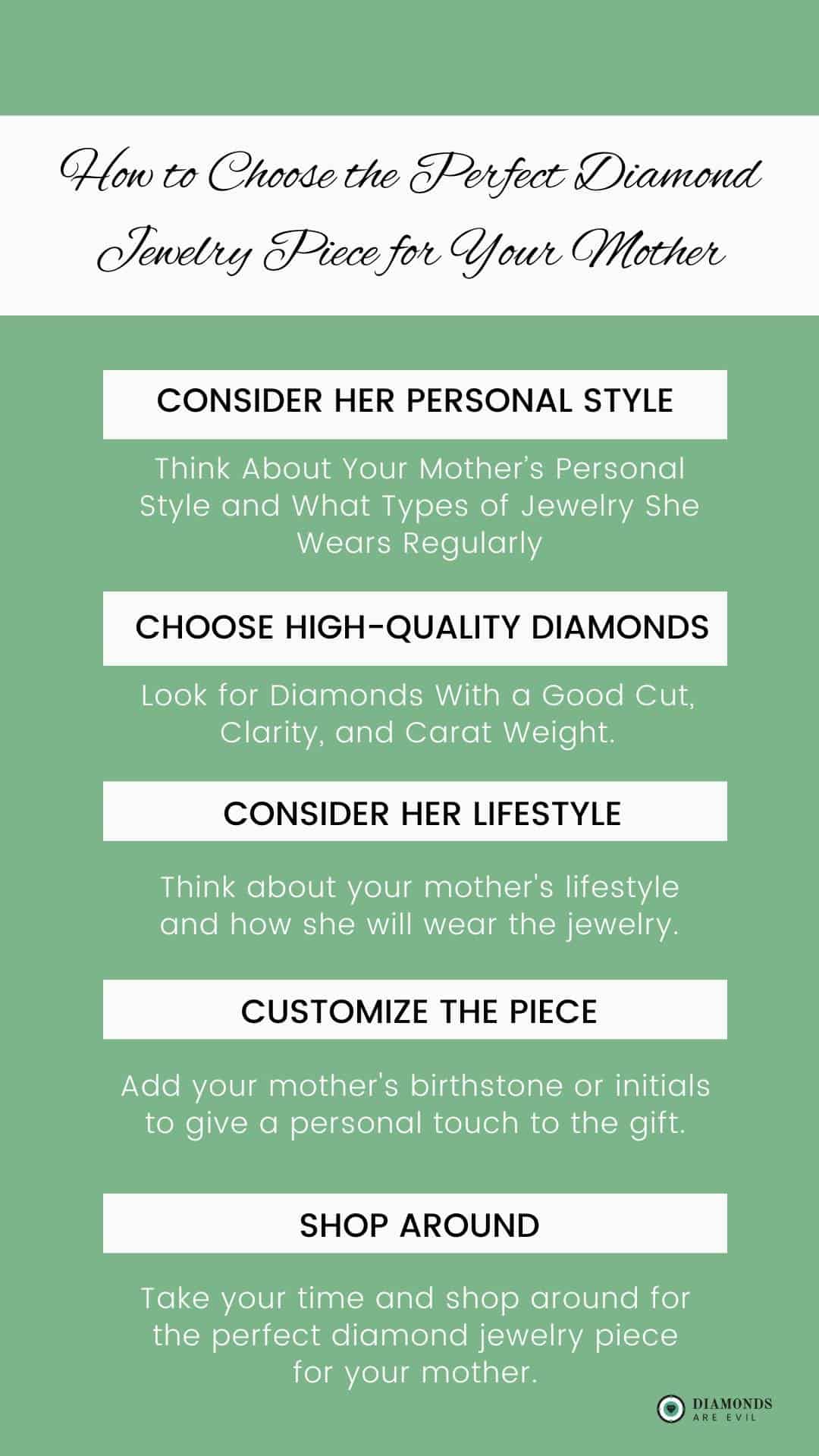 How to Choose the Perfect Diamond Jewelry Piece for Your Mother
