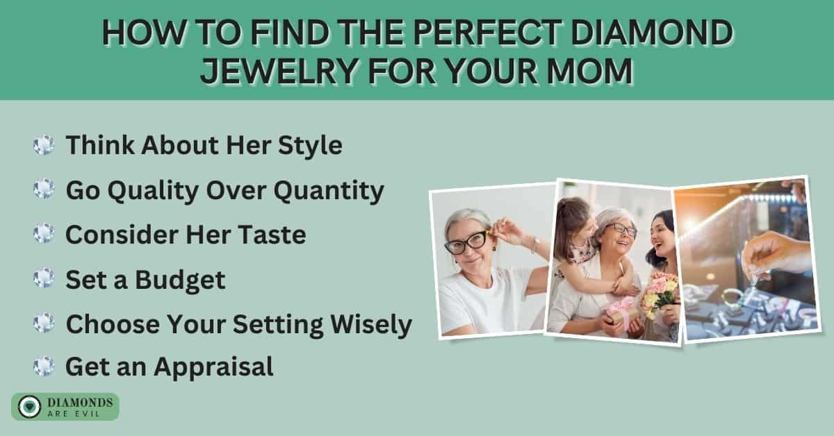 How to Find the Perfect Diamond Jewelry for Your Mom