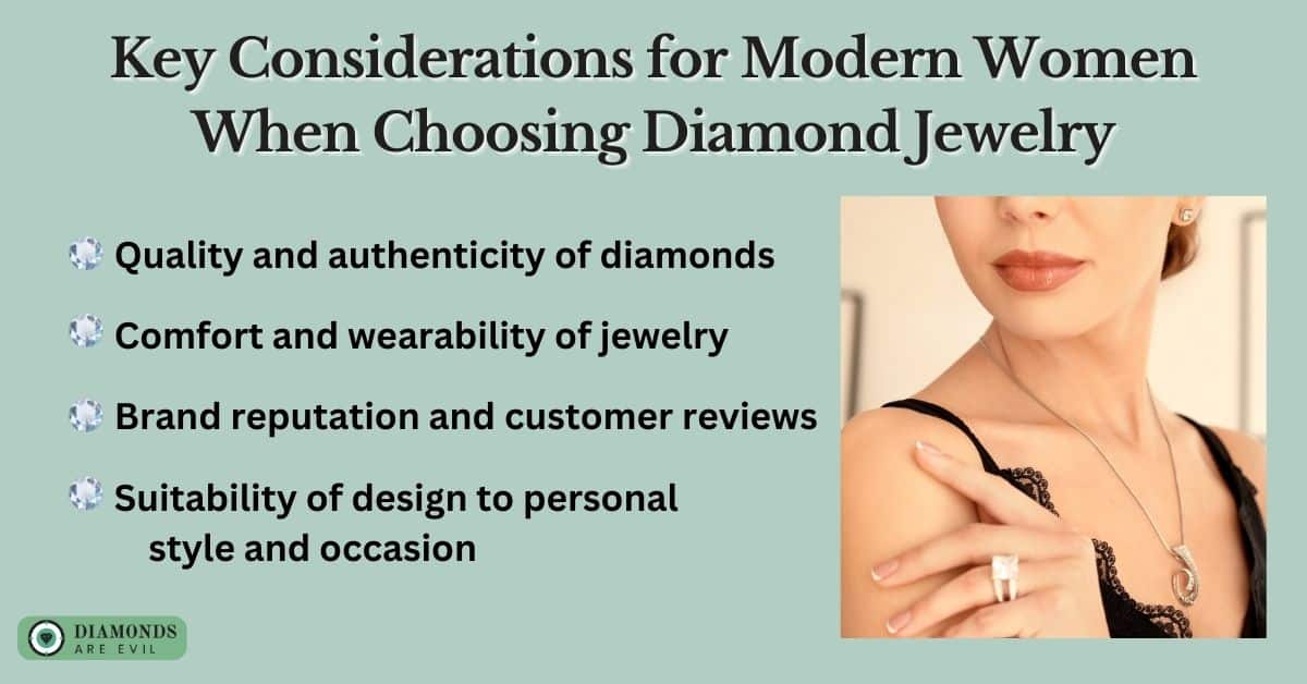 Key Considerations for Modern Women When Choosing Diamond Jewelry