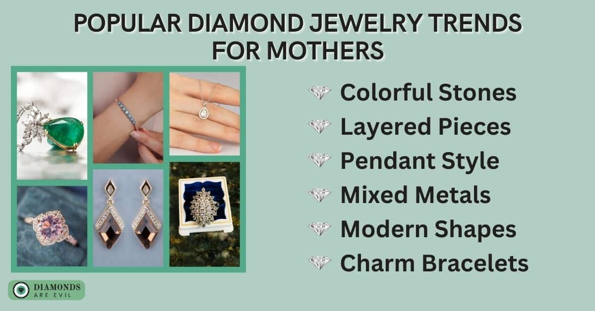 Popular Diamond Jewelry Trends for Mothers