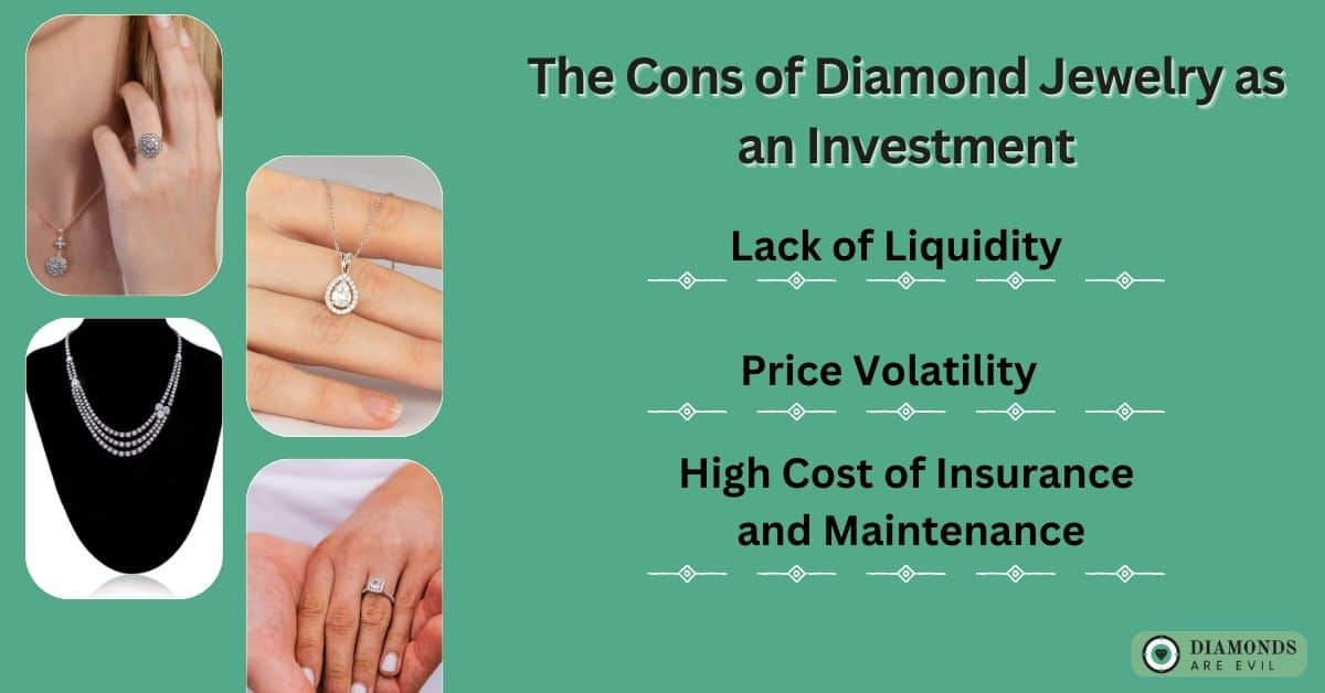 The Cons of Diamond Jewelry as an Investment