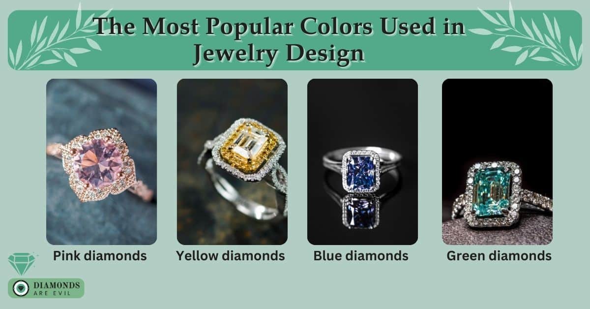 The Most Popular Colors Used in Jewelry Design