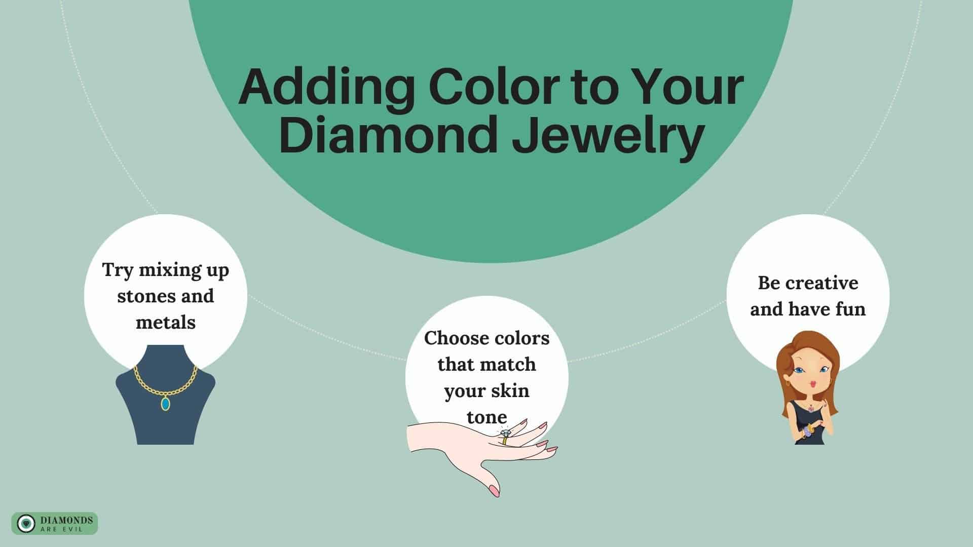 Adding Color to Your Diamond Jewelry