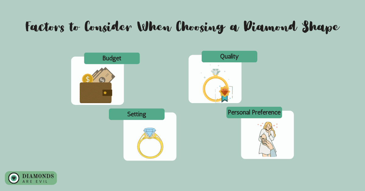 Factors to Consider When Choosing a Diamond Shape