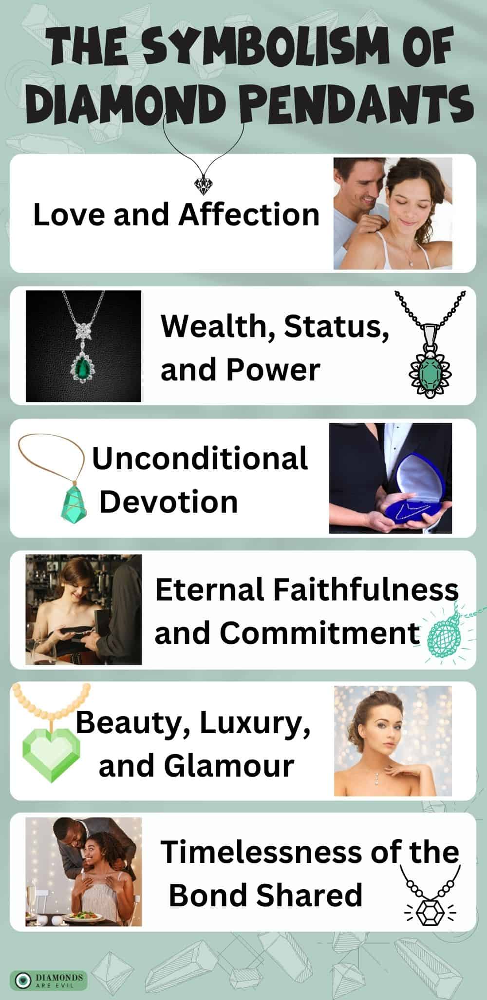 The Symbolism of Diamond Pendants