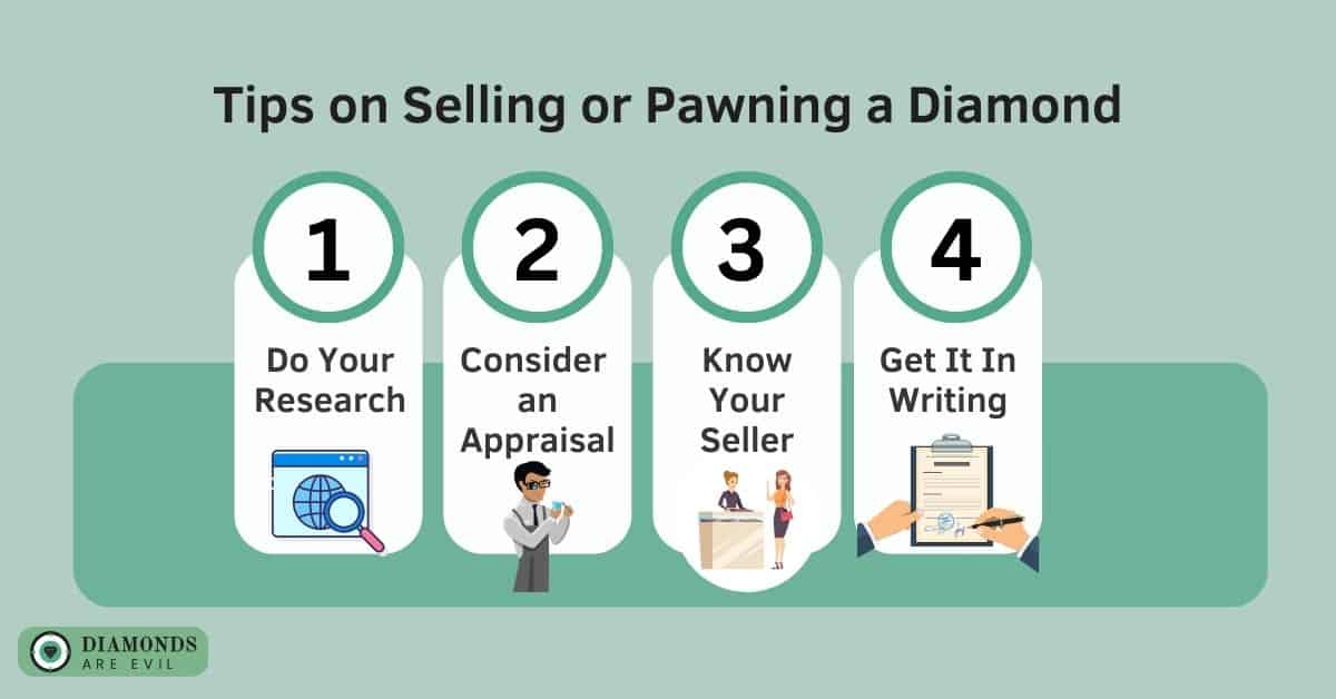 Tips on Selling or Pawning a Diamond