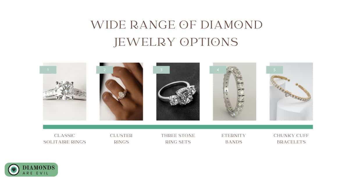 Wide Range of Diamond Jewelry Options