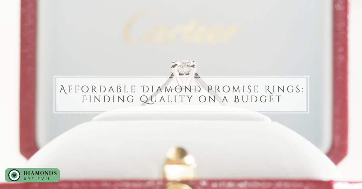 Affordable Diamond Promise Rings: Finding Quality on a Budget