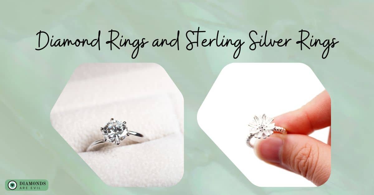 Diamond Rings and Sterling Silver Rings