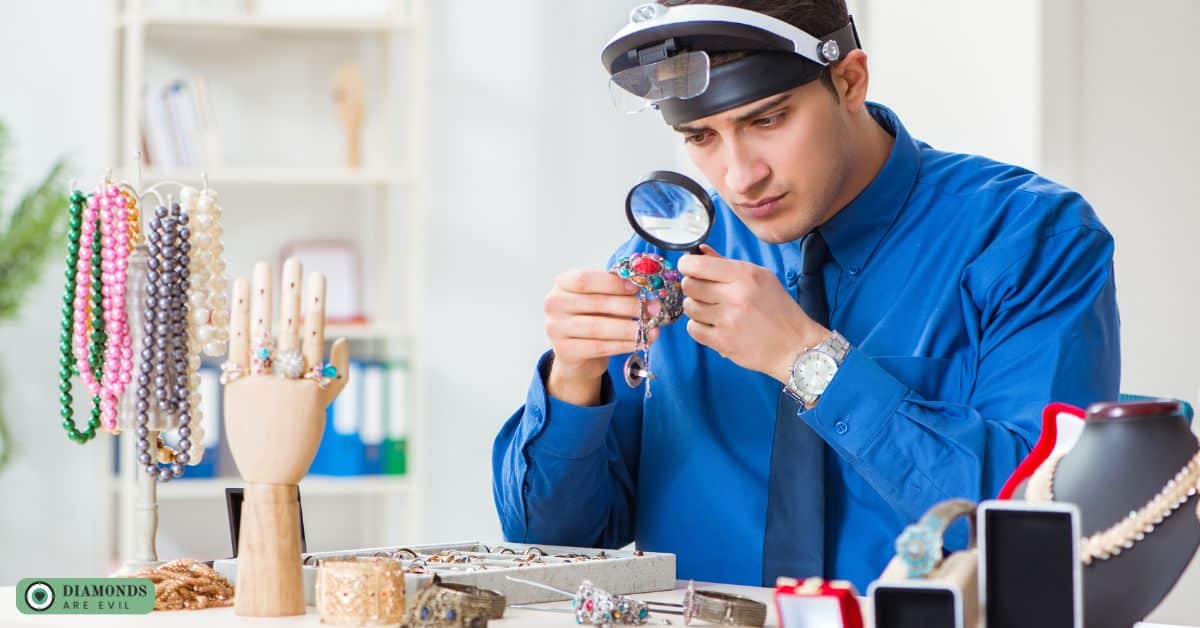 Use of tools like a loupe or magnifying glass