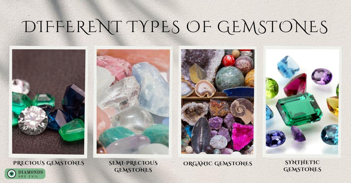 Different types of gemstones