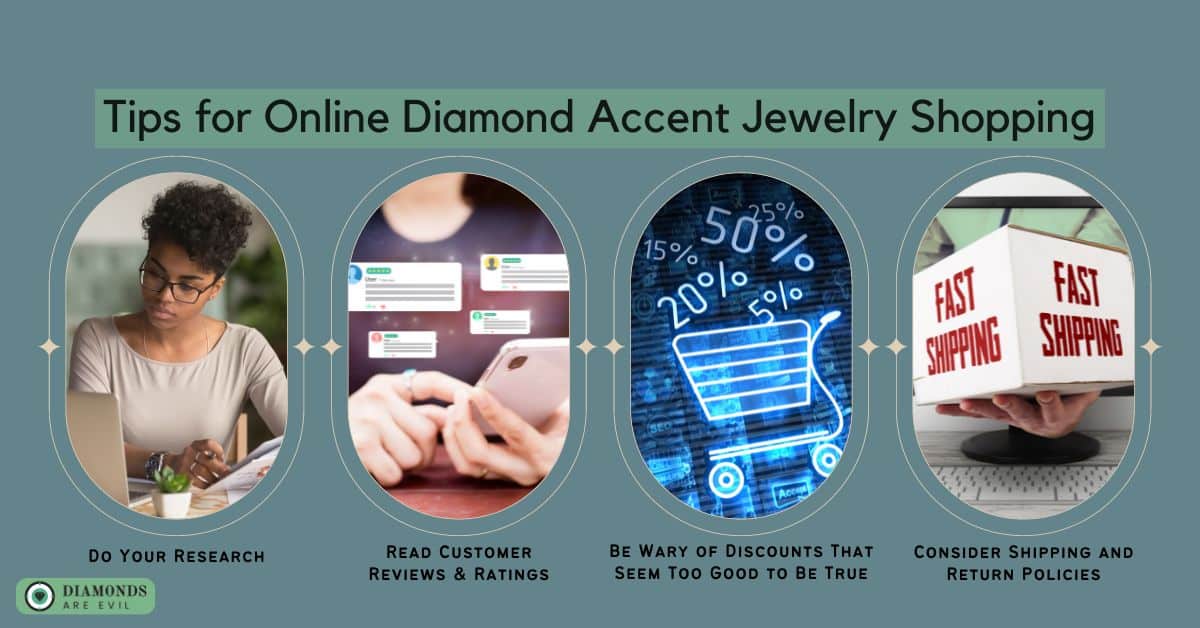 Tips for Online Diamond Accent Jewelry Shopping