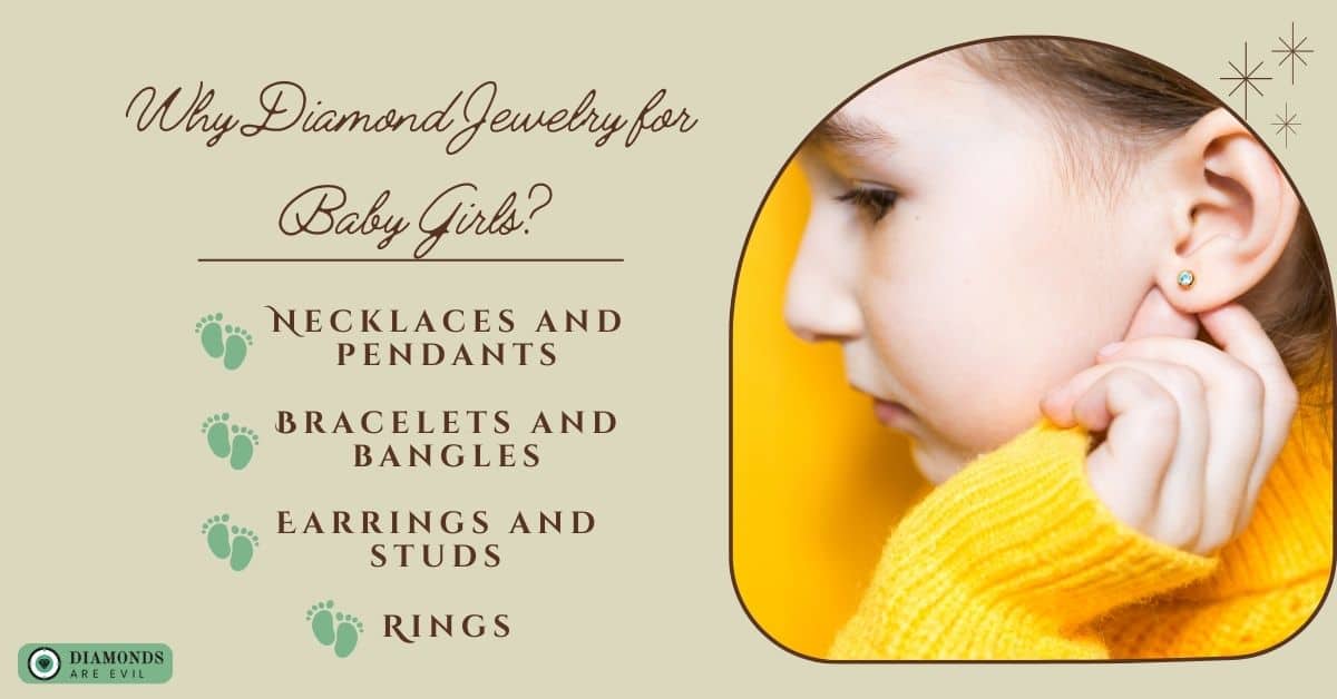 Types of Diamond Jewelry for Baby Girls