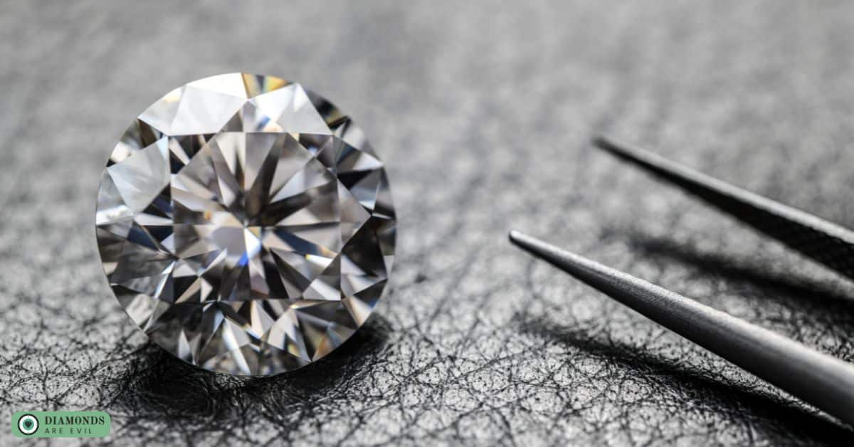 Round brilliant cut diamonds