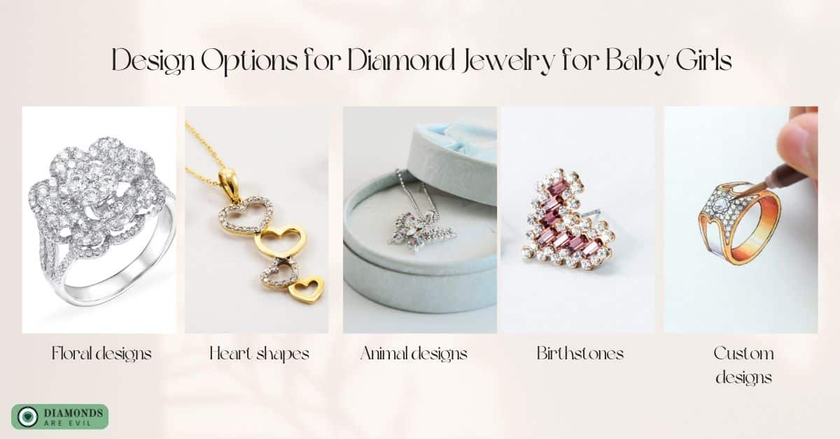 Design Options for Diamond Jewelry for Baby Girls